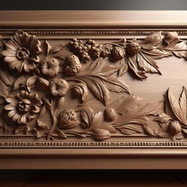 Patterns and decorations boiserie 2 3d model